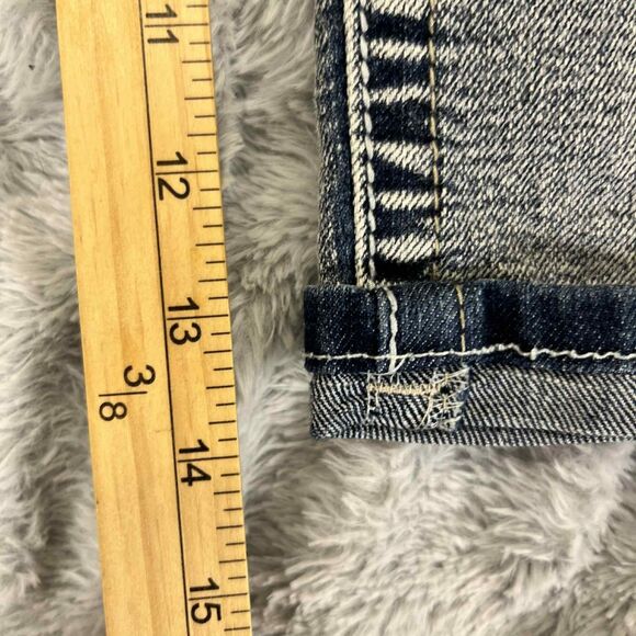 Wallflower Womens 9 Distressed Capri Jeans Lace Belt Stretch NWT Streetwear Boho - Picture 8 of 9